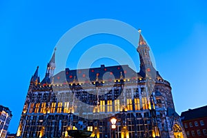 Townhall in Aachen, Germany photo