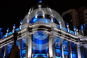 Night scene of Guayaquil Town Hall photo