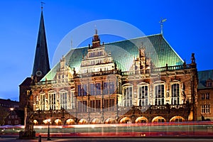 Townhall in Bremen, Germany.