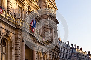 Ayuntamiento en francés bandera 