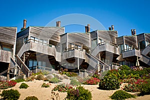 Townhomes above Dune