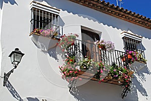 Townhouse with balcony, Jimena de la Frontera, Spain.