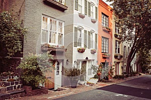 Townhouses In Georgetown, Washington DC photo
