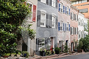 Townhouses In Georgetown, Washington DC photo