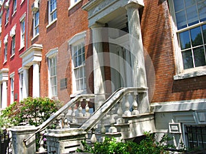 Townhouses on Washington Square, New York City