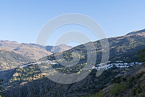 The town of Bubion and Capileira in the foothills of Sierra Nevada photo