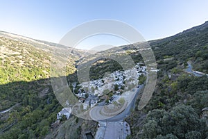 The town of Bubion, Capileira y Pampaneira and Capileira in the foothills of Sierra Nevada photo