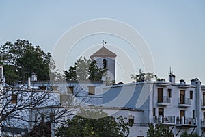 The town of  Capileira in the foothills of Sierra Nevada photo