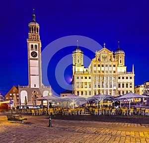 Townscape of Augsburg, Germany