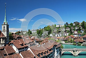 Townscape of the Berne city