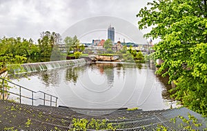 Townscape of Jena in Thuringia