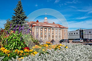 Townscape of Jõhvi. Estonia