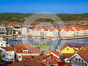 Townscape of Marstrand, Sweden