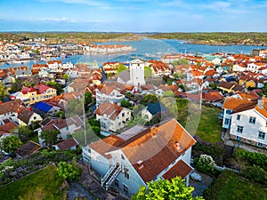 Townscape of Marstrand, Sweden