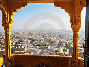 Townscape view from Jaisalmer Fort