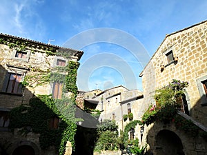 Townscape of the village of Civita di Bagnoregio, ITALY