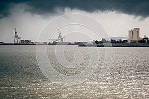 Townsville Harbour - stormy