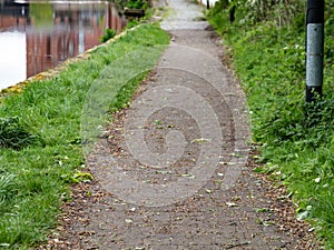 Towpath and grass