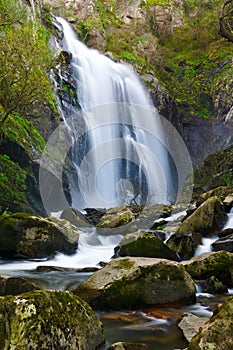 Toxa waterfall, Silleda, Pontevedra, Spain photo