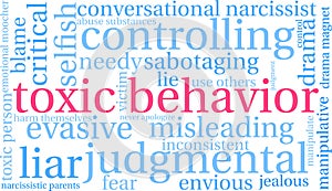 Toxic Behavior Word Cloud