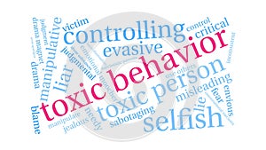 Toxic Behavior Word Cloud