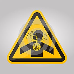 Toxic Gases Asphyxiation Symbol Sign, Vector Illustration, Isolate On White Background Label .EPS10 photo