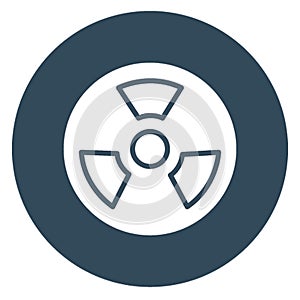 Toxic Isolated Vector icon which can be easily modified or edit