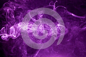 Toxic purple smoke. photo