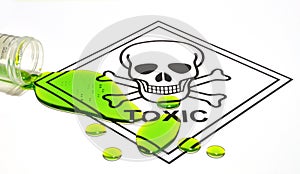 Toxic Sign & Spill