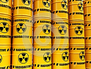 Toxic waste barrels