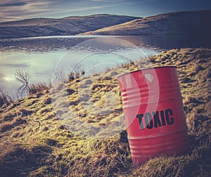 Toxic Waste Near Water photo