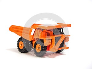 Toy big orange dump truck