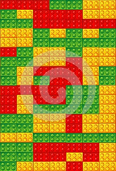 Toy bricks background