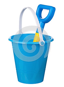 Toy bucket and spade