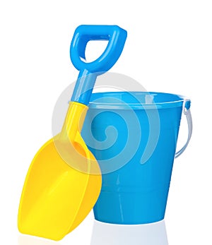 Toy bucket and spade