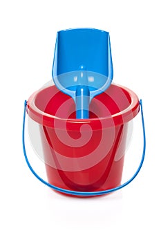 Toy bucket and spade