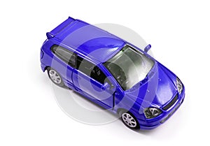 Toy car isolated