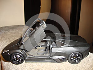 Toy Car Lamborghini Reventon Carbon Grey