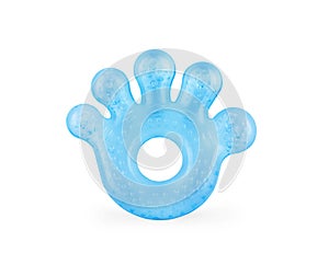Toy for children mouth gnaw on a white background