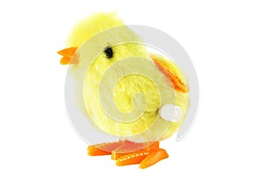 Toy clockwork fluffy chick