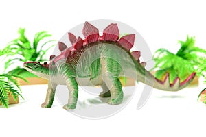 Toy dinosaur stegosaurus