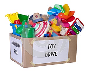 Toy donation box photo