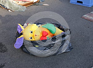 Plastic toy at the fleamarket
