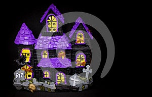 Toy Ghost house for halloween
