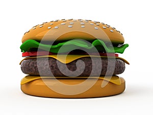 Toy hamburger