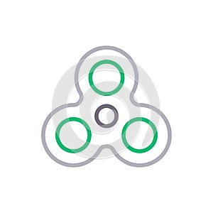 toy vector color line icon