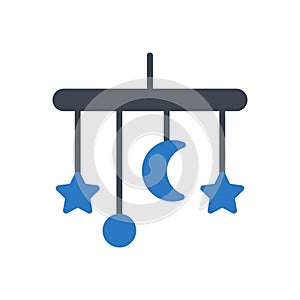 Toy vector glyph colour icon