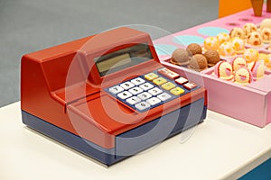 Toy for kids - a cash register