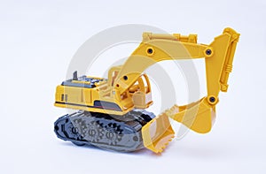 Toy mechanical excavator