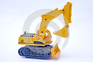 Toy mechanical excavator